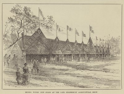 Il nuovo stand dei signori Webb alla recente Fiera Agricola di Shrewsbury da Herbert Railton